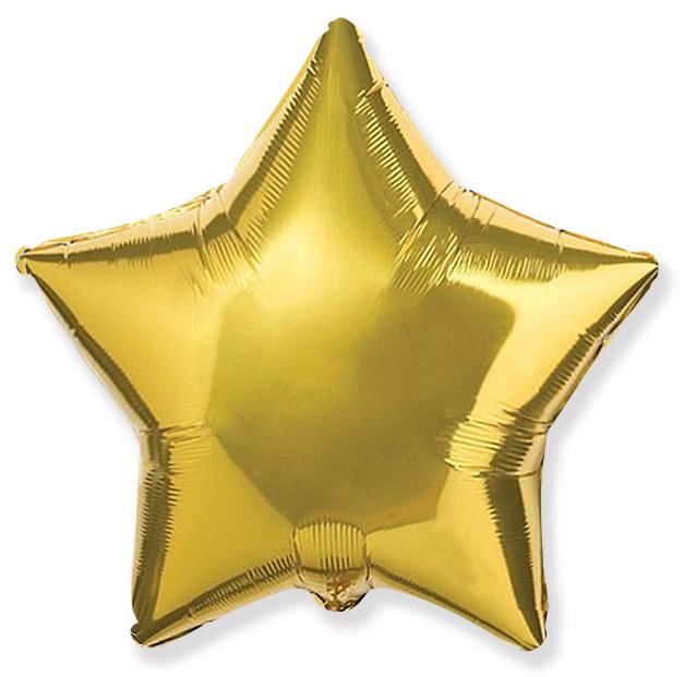 Stea Gold cu Heliu 46 cm