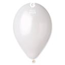 Balon Latex Metalic White 30 cm