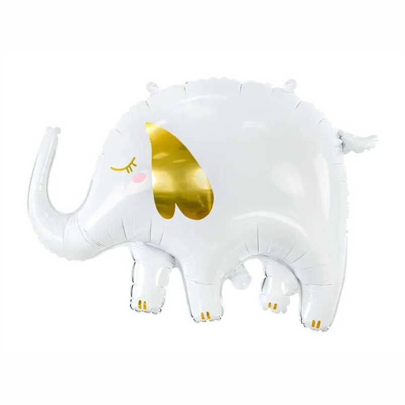Balon din folie Elefant, cu Heliu 45cm 83×58 cm