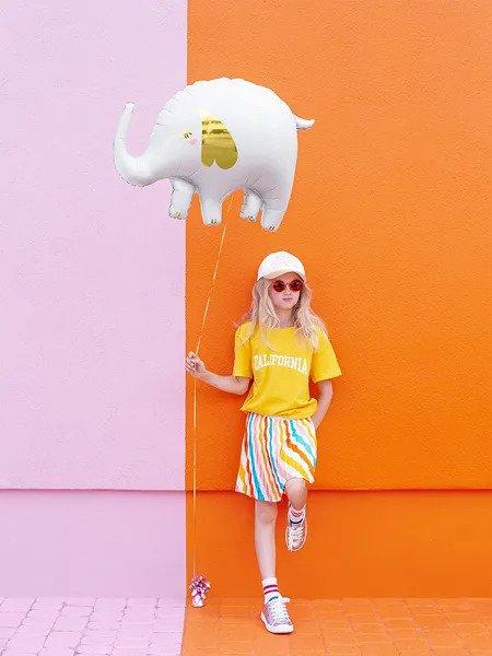 Balon din folie Elefant, cu Heliu 45cm 83×58 cm