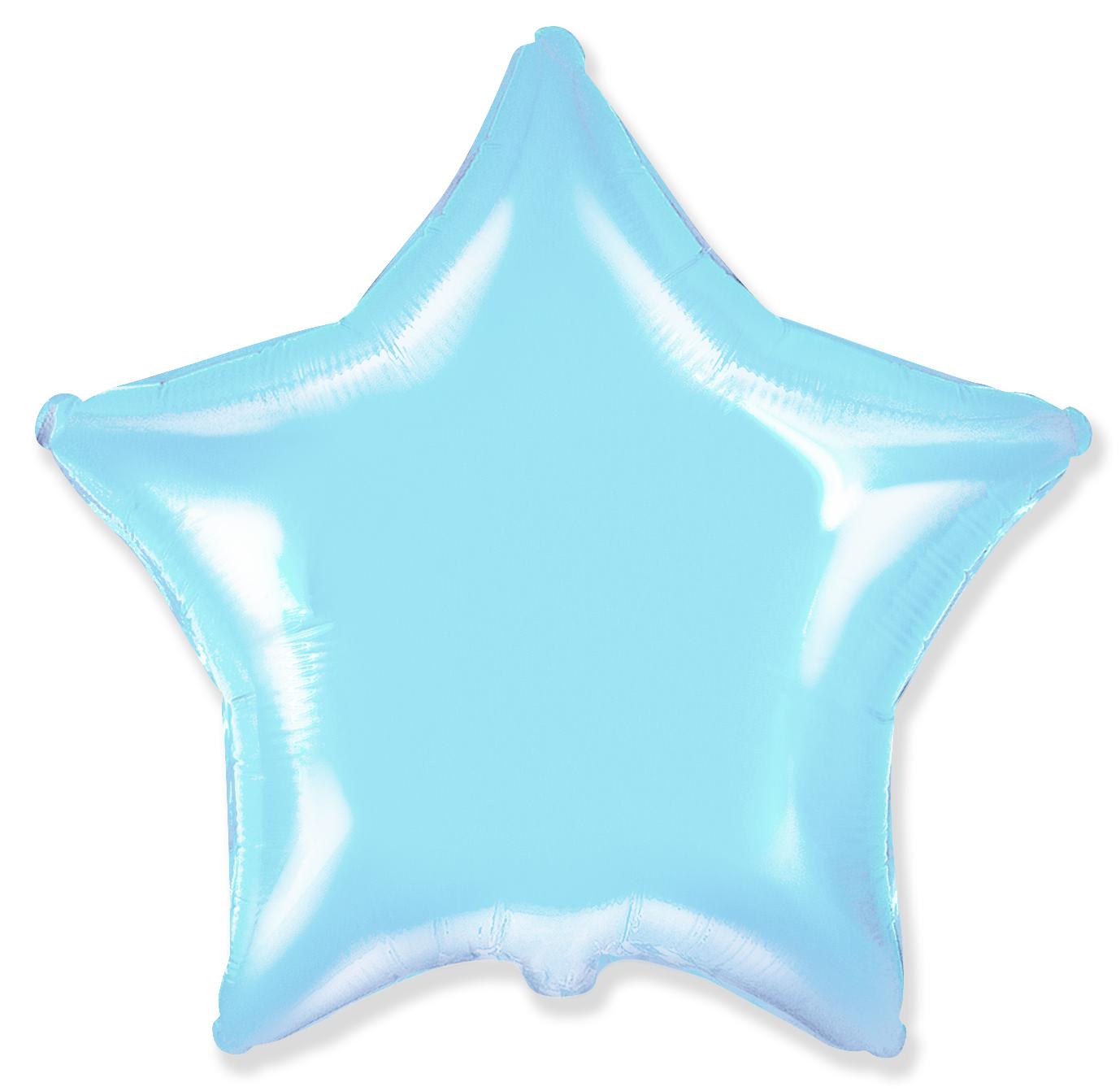 Stea Pastel Blue cu Heliu 46cm