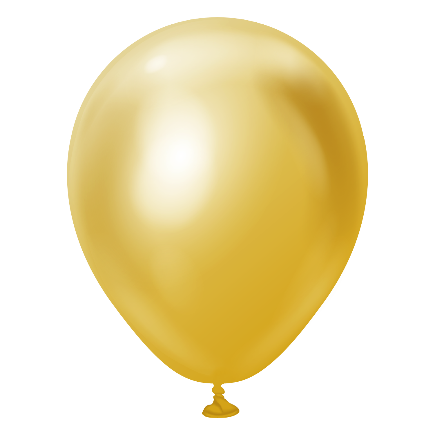 Balon Latex Chrome Gold 30 cm