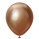 Balon Latex Chrome RoseGold 30 cm