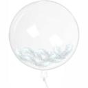 Bubble 60 cm cu Pene Albe