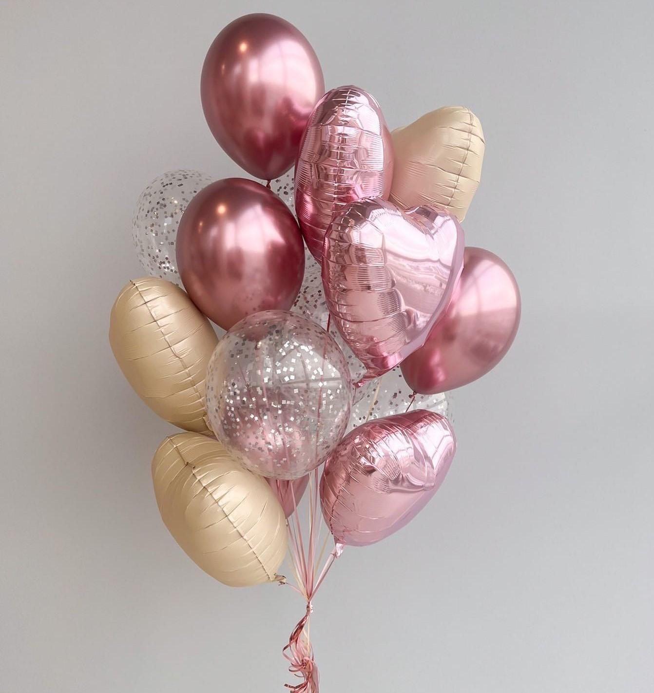 Set baloane Glamour cu heliu – Nr. 11