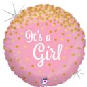 Balon Sparkle Its a Girl cu Heliu, 46 cm