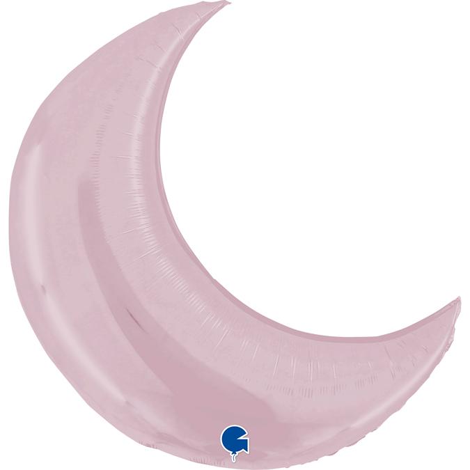 Lună Baby Pink cu Heliu, 79 cm