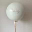Balon Alb Dublu Gender Party cu heliu 80 cm
