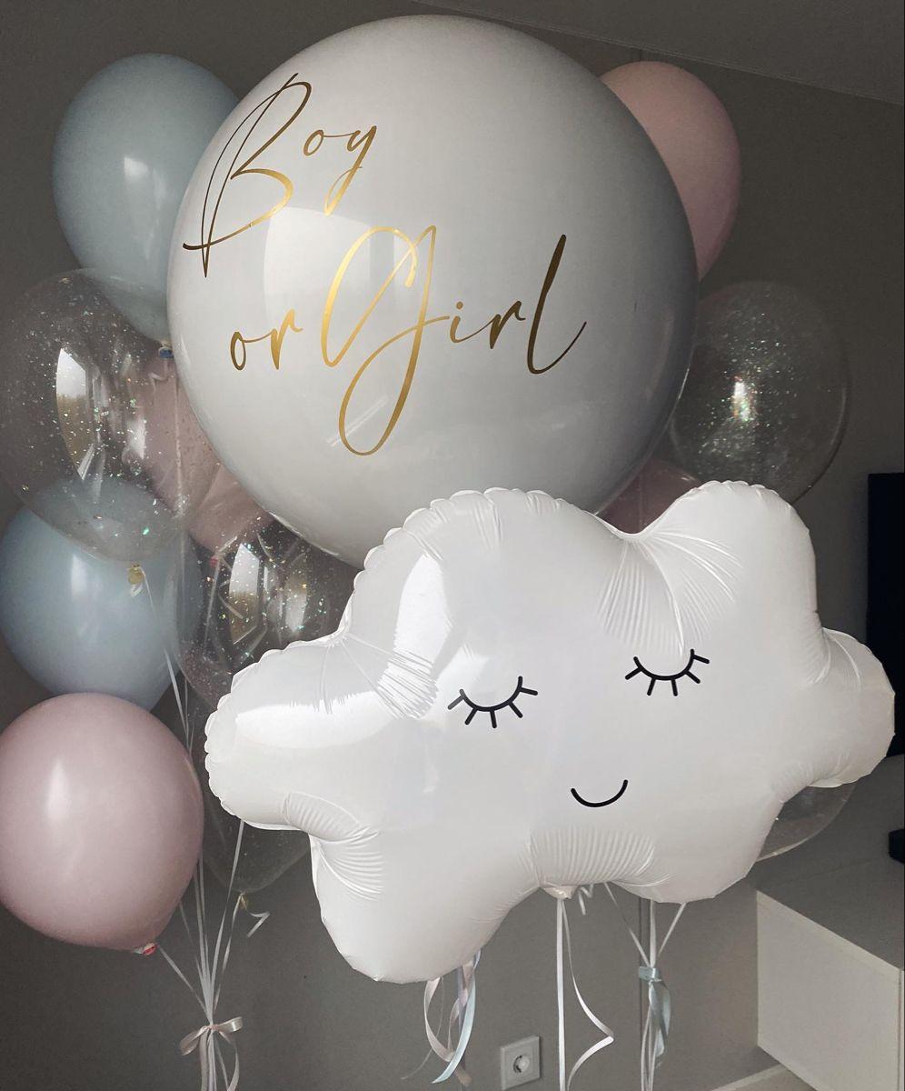 Set baloane heliu Gender Reveal – Nr. 328