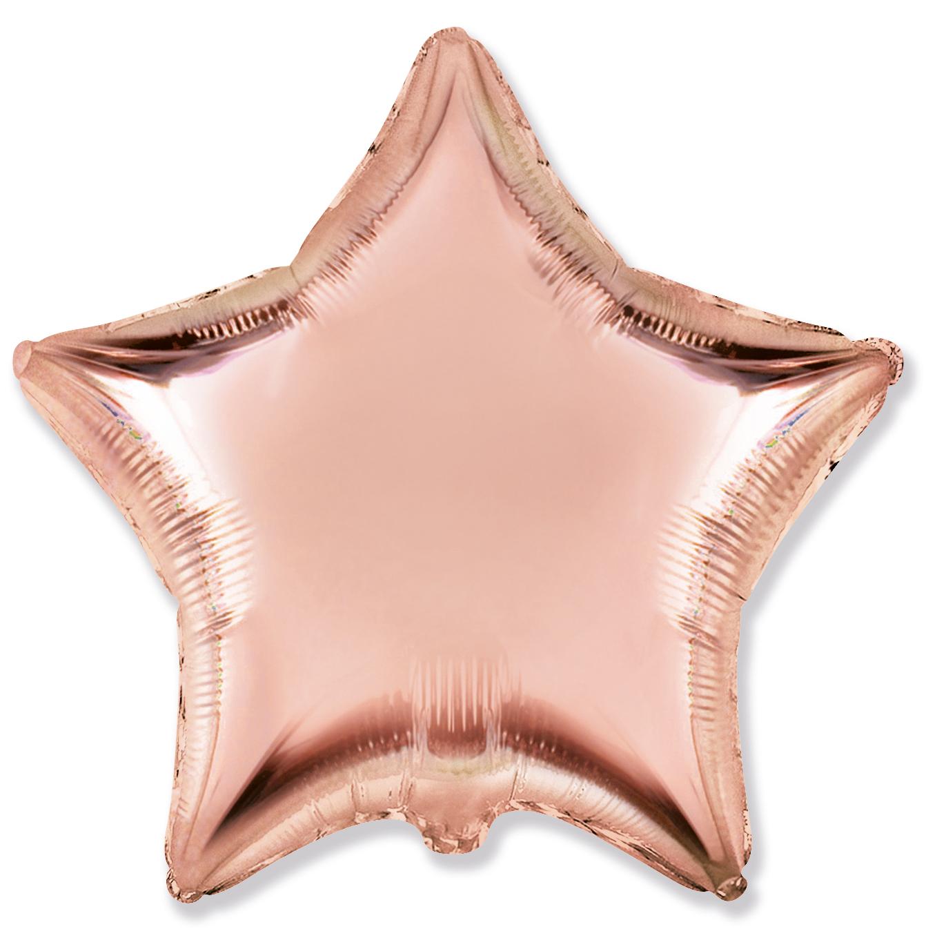 Stea Rose Gold cu Heliu 46cm